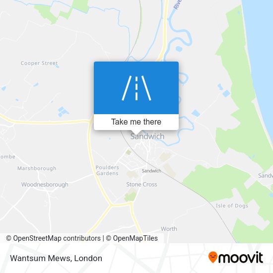 Wantsum Mews map