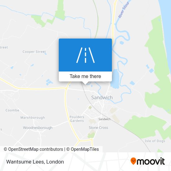 Wantsume Lees map