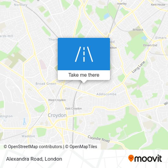 Alexandra Road map