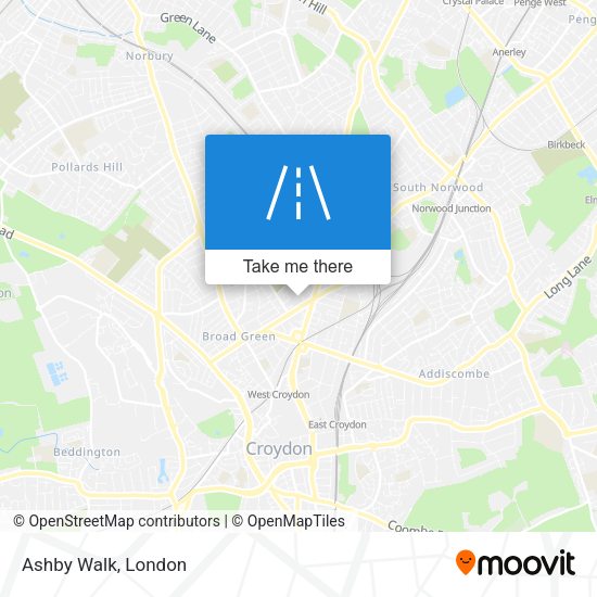 Ashby Walk map