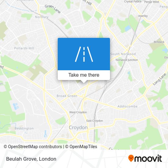 Beulah Grove map