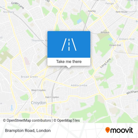 Brampton Road map
