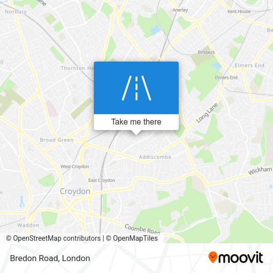 Bredon Road map