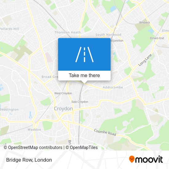 Bridge Row map