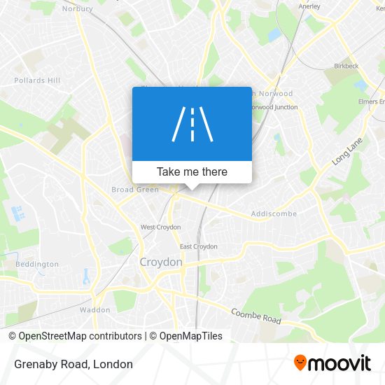 Grenaby Road map