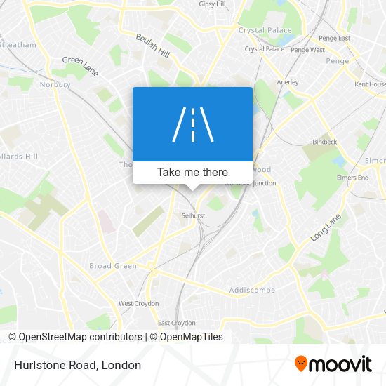 Hurlstone Road map