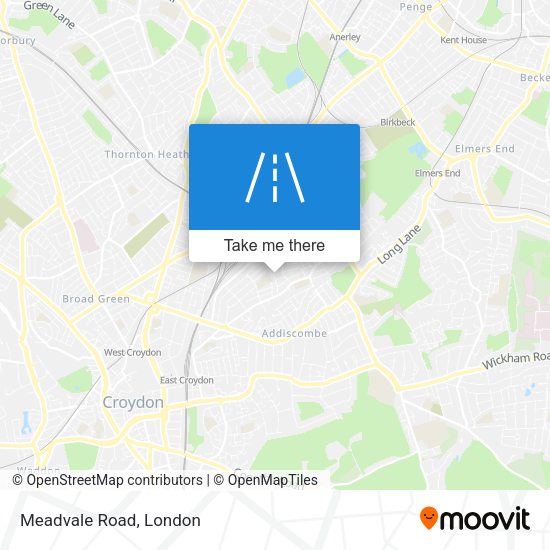 Meadvale Road map