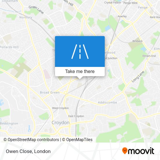 Owen Close map