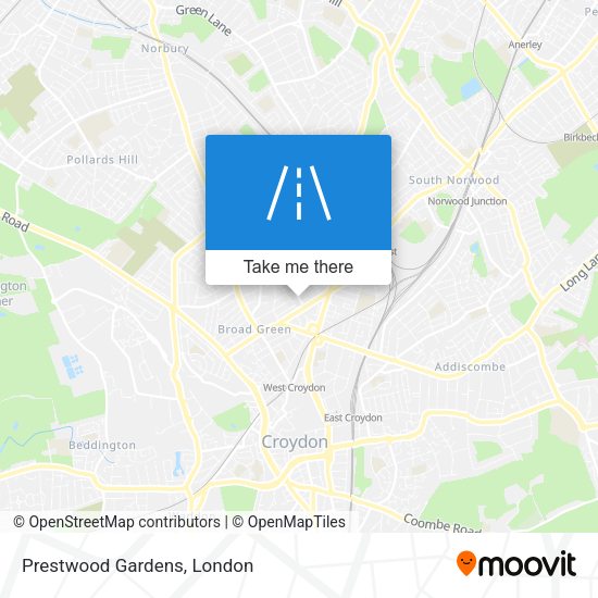Prestwood Gardens map
