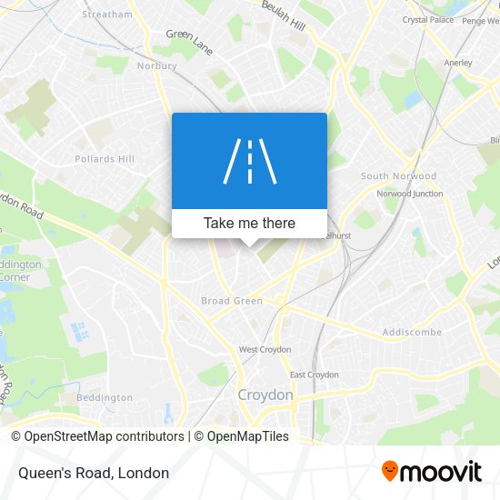 Queen's Road map