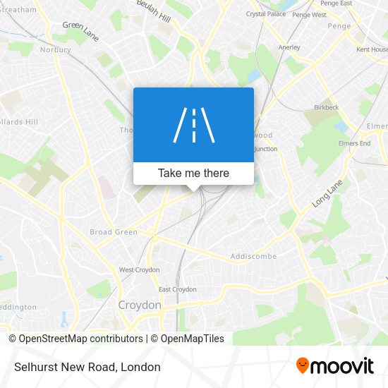 Selhurst New Road map