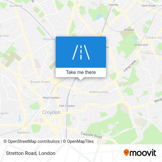 Stretton Road map