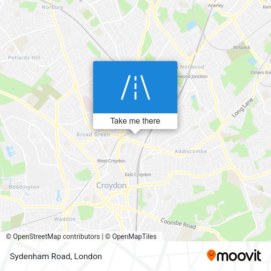 Sydenham Road map