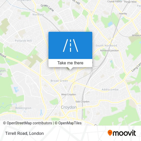 Tirrell Road map
