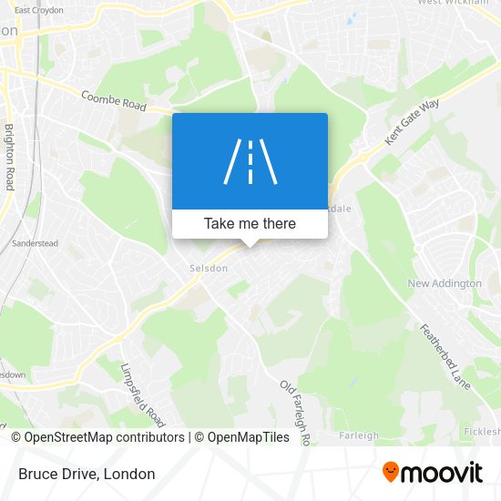 Bruce Drive map