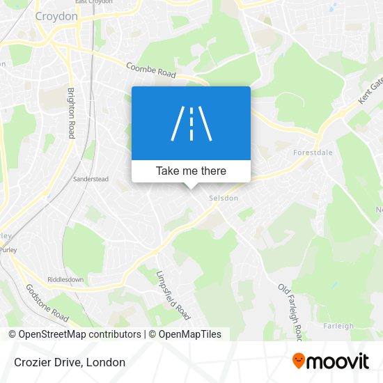 Crozier Drive map
