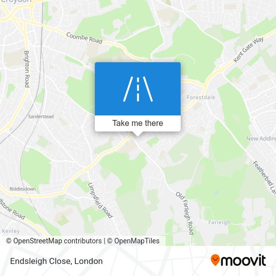 Endsleigh Close map
