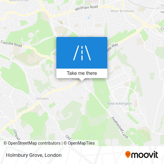 Holmbury Grove map