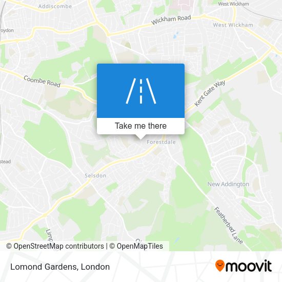 Lomond Gardens map