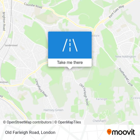 Old Farleigh Road map