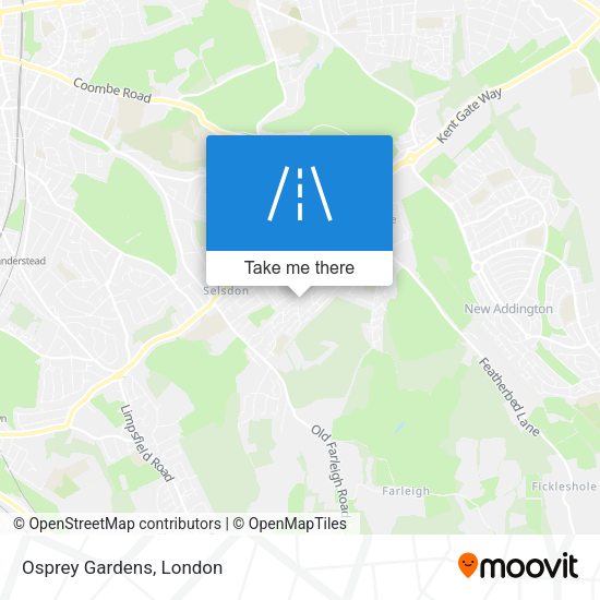 Osprey Gardens map