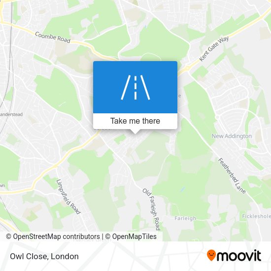 Owl Close map