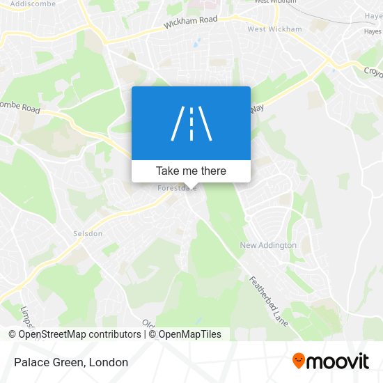 Palace Green map