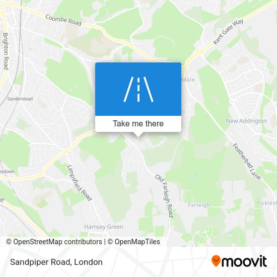 Sandpiper Road map