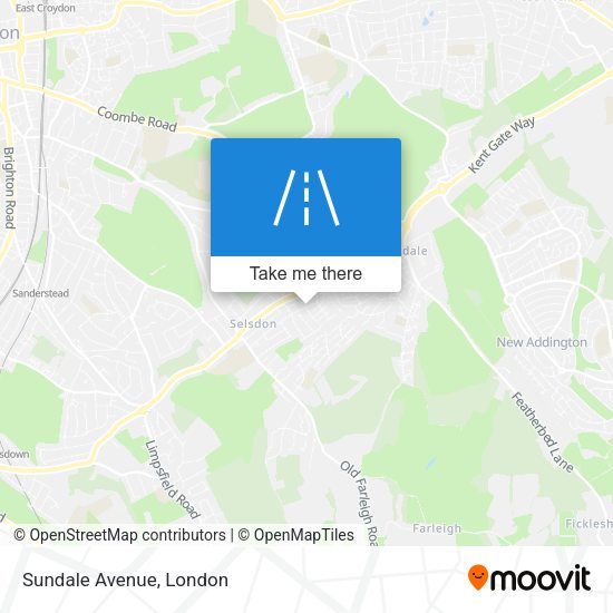 Sundale Avenue map