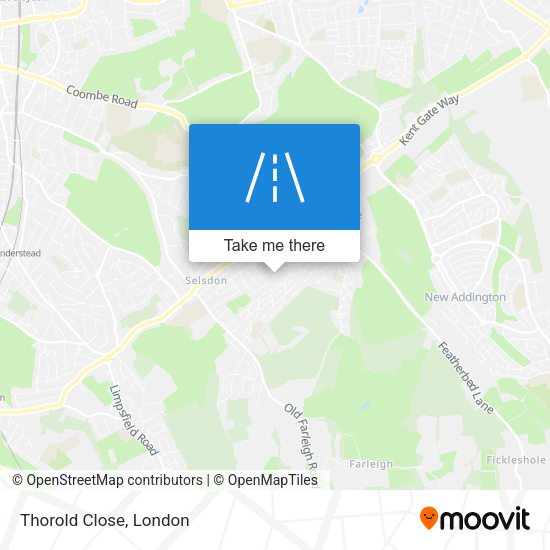 Thorold Close map