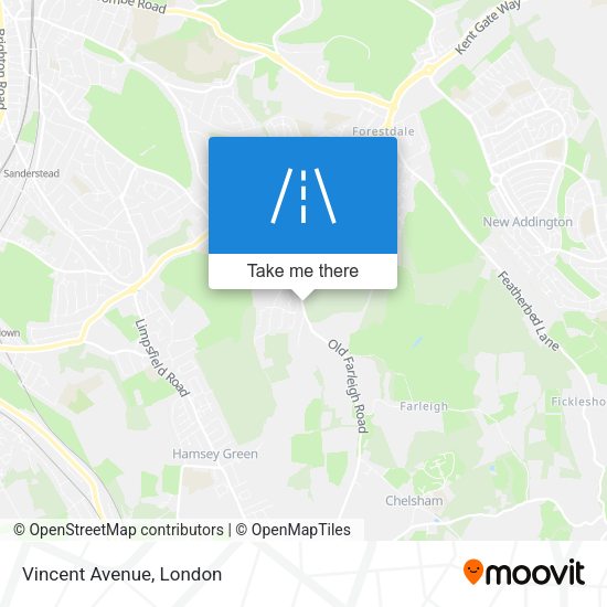 Vincent Avenue map