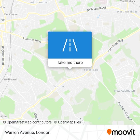 Warren Avenue map