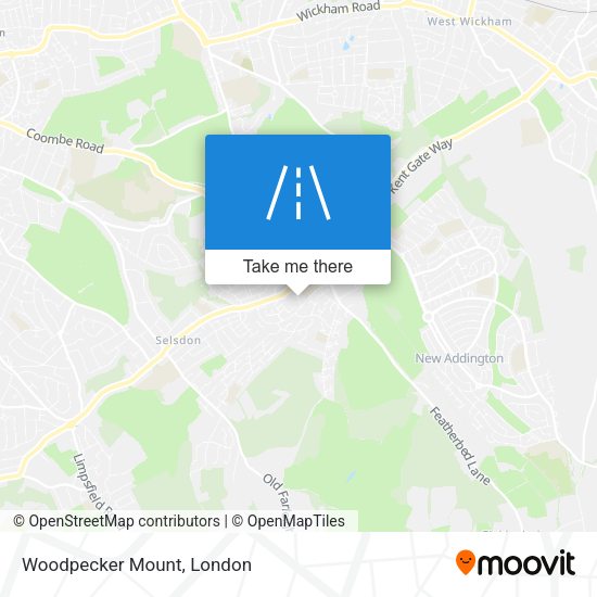 Woodpecker Mount map