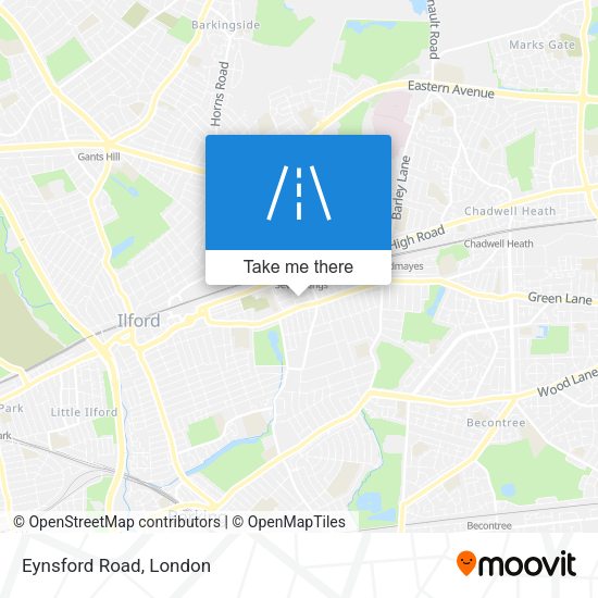 Eynsford Road map