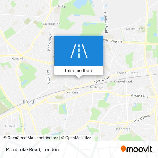 Pembroke Road map
