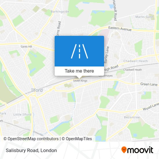 Salisbury Road map