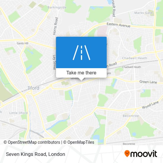 Seven Kings Road map