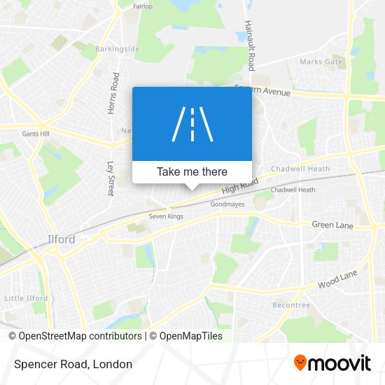 Spencer Road map