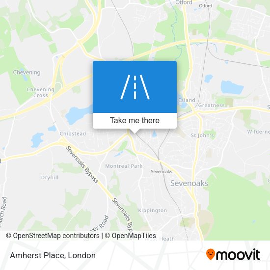 Amherst Place map