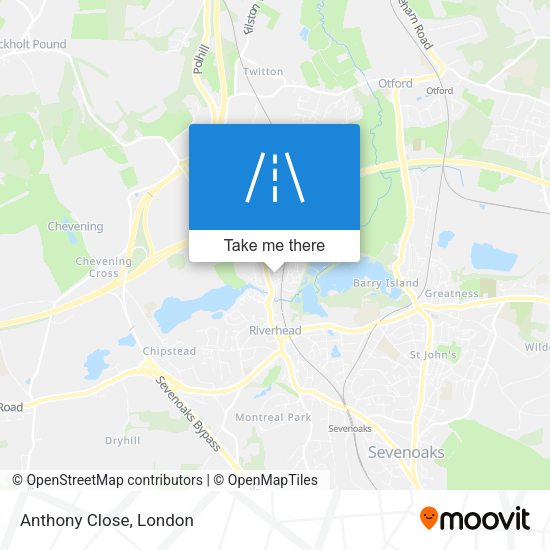 Anthony Close map