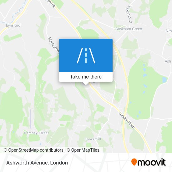 Ashworth Avenue map