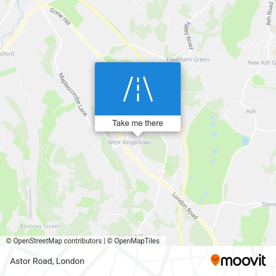 Astor Road map