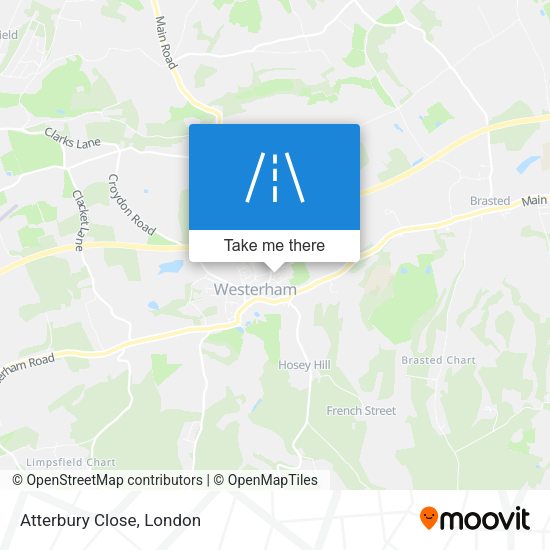 Atterbury Close map