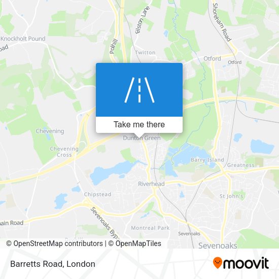 Barretts Road map