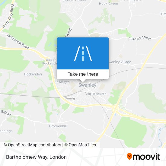 Bartholomew Way map