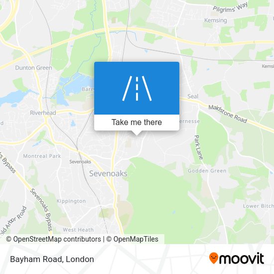 Bayham Road map