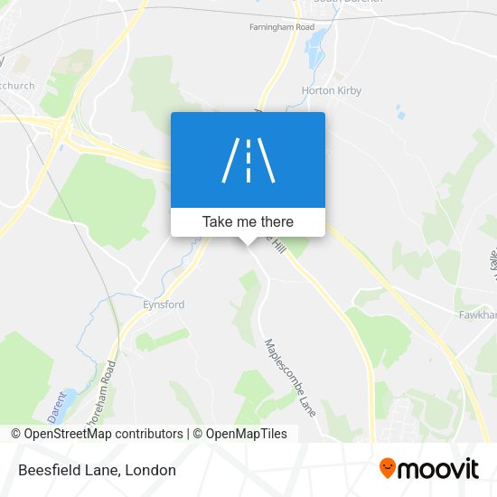 Beesfield Lane map