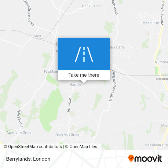 Berrylands map