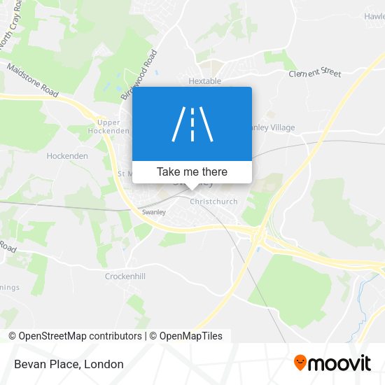Bevan Place map