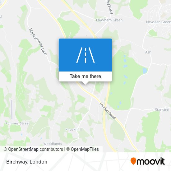 Birchway map